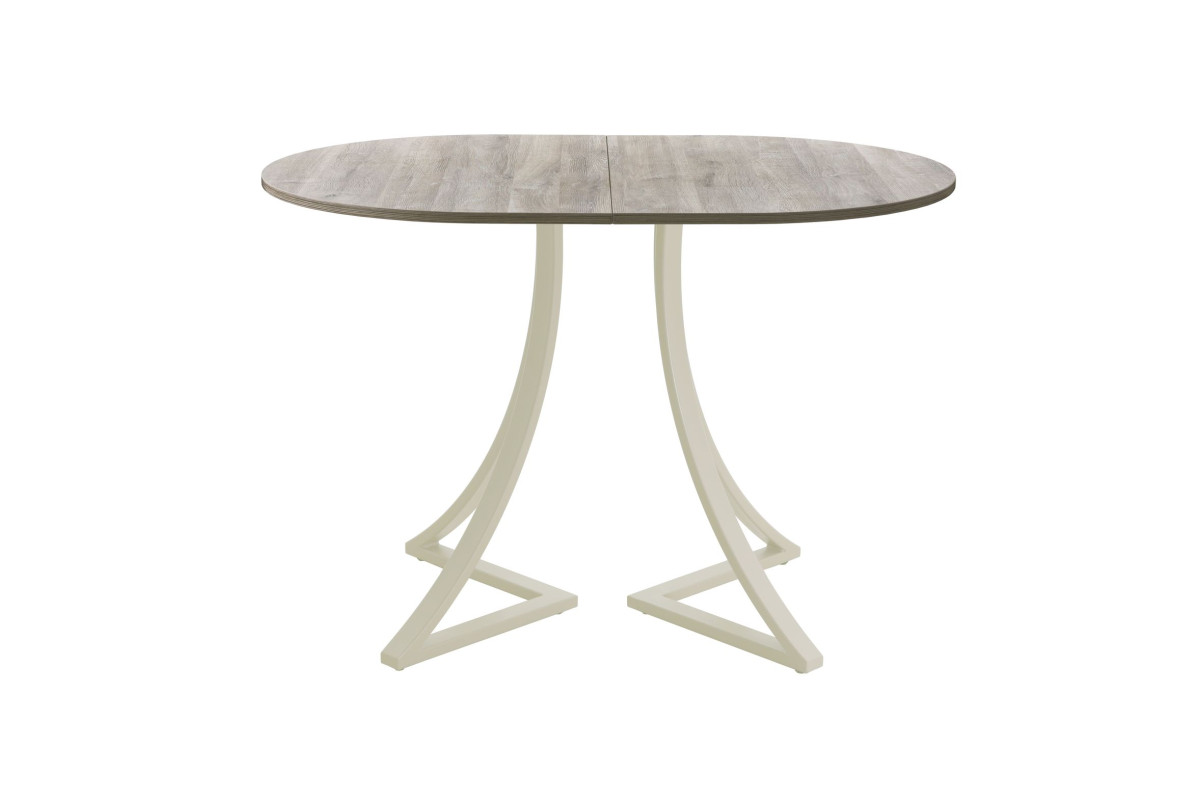 Обеденный стол AMC Elite (серии SLIM) / E24(1100) D3 (бежевый/Дуб Уайт-Ривер песочно-бежевый)