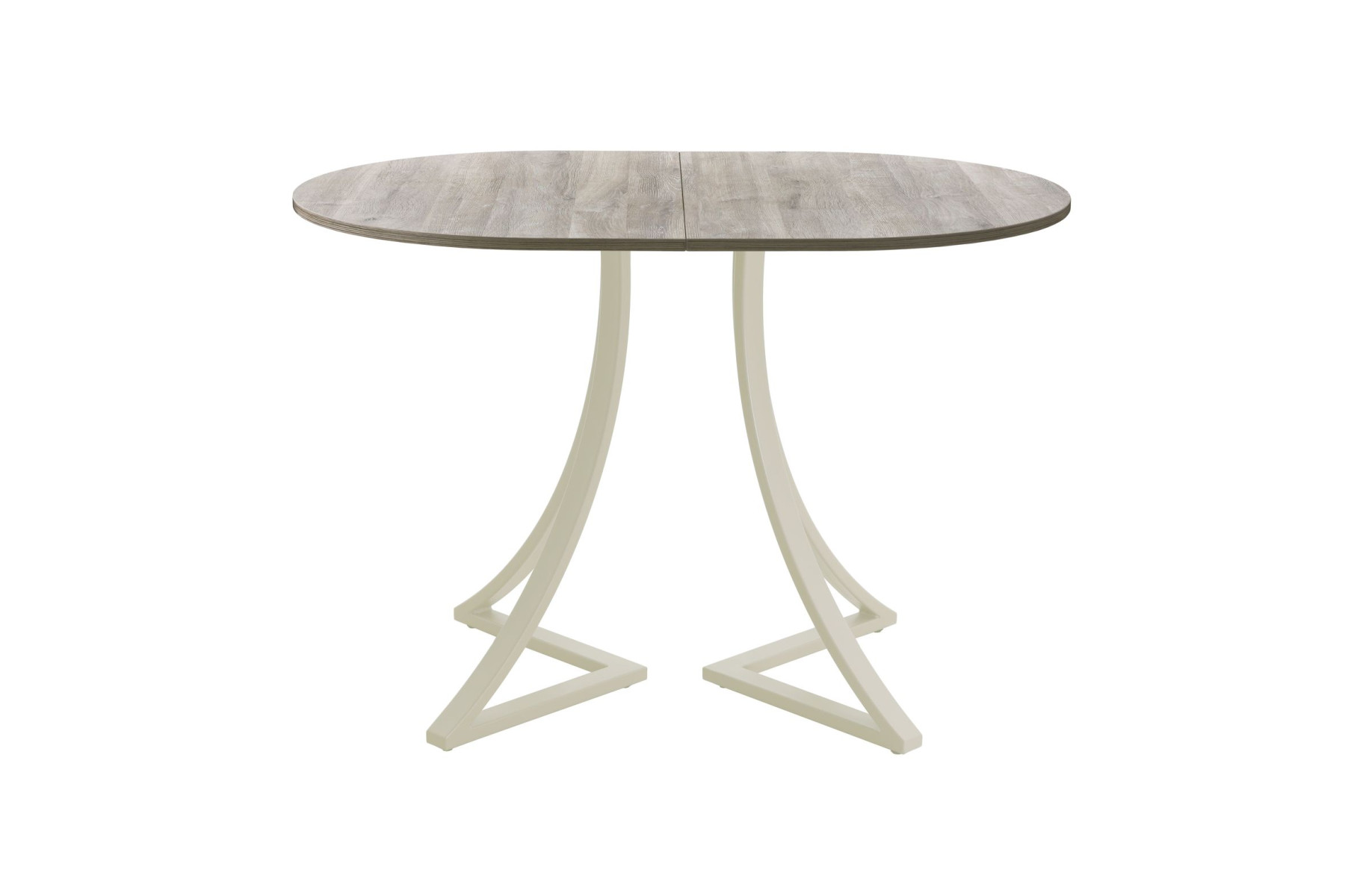 Обеденный стол AMC Elite (серии SLIM) / E24(1100) D3 (бежевый/Дуб Уайт-Ривер песочно-бежевый)