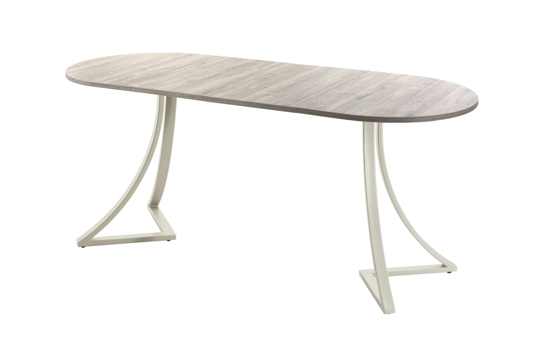 Обеденный стол AMC Elite (серии SLIM) / E24(1100) D3 (бежевый/Дуб Уайт-Ривер песочно-бежевый)