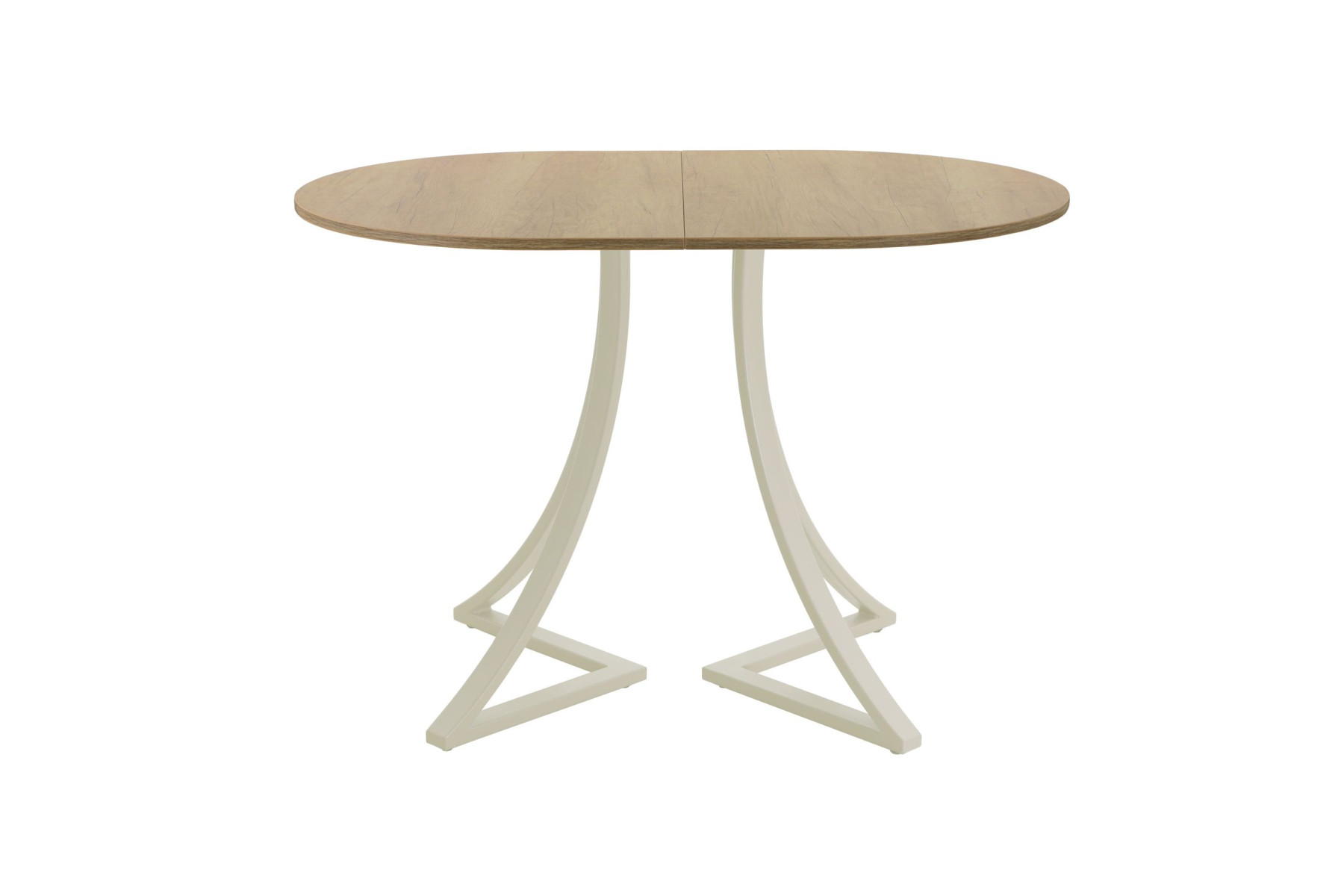 Обеденный стол AMC Elite (серии SLIM) / E24(1100) D3 (бежевый/Дуб Небраска Натуральный)