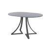 Обеденный стол AMC Elite (серии SLIM) / E24(1100) D3 (графит/Бетон Чикаго светло-серый)
