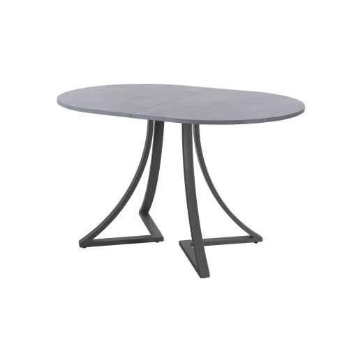 Обеденный стол AMC Elite (серии SLIM) / E24(1100) D3 (графит/Бетон Чикаго светло-серый)
