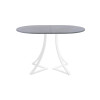 Обеденный стол AMC Elite (серии SLIM) / E24(1100) D3 (белый/Бетон Чикаго светло-серый)