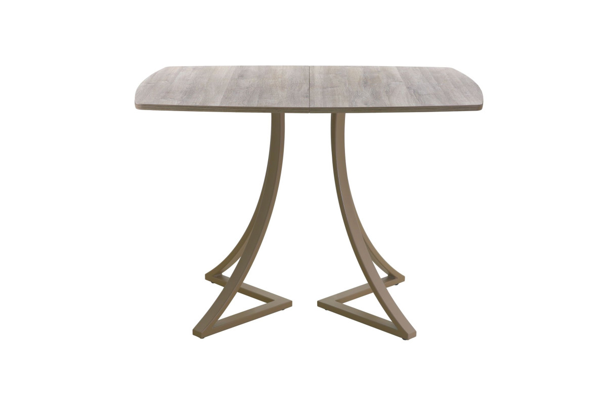 Обеденный стол AMC Elite (серии SLIM) / E24(1200) D6 (капучино/Дуб Уайт-Ривер песочно-бежевый)