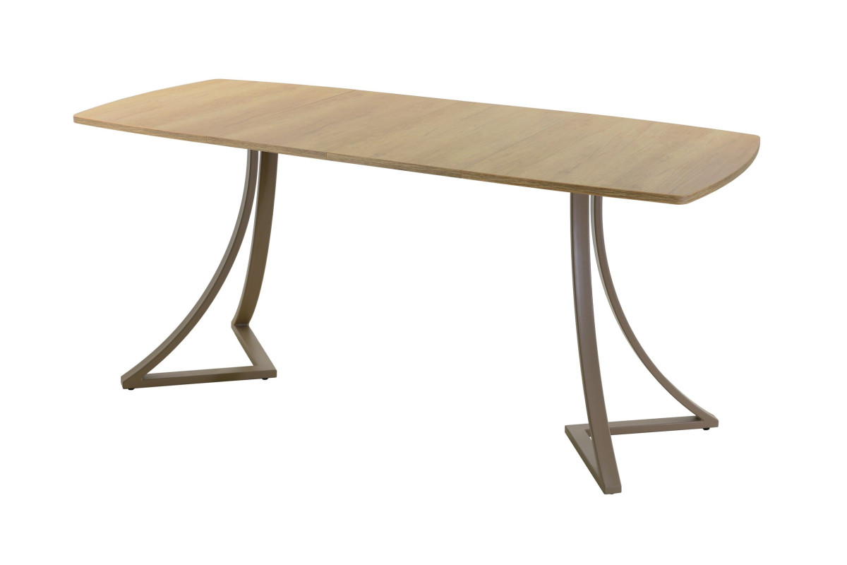 Обеденный стол AMC Elite (серии SLIM) / E24(1200) D6 (капучино/Дуб Небраска Натуральный)