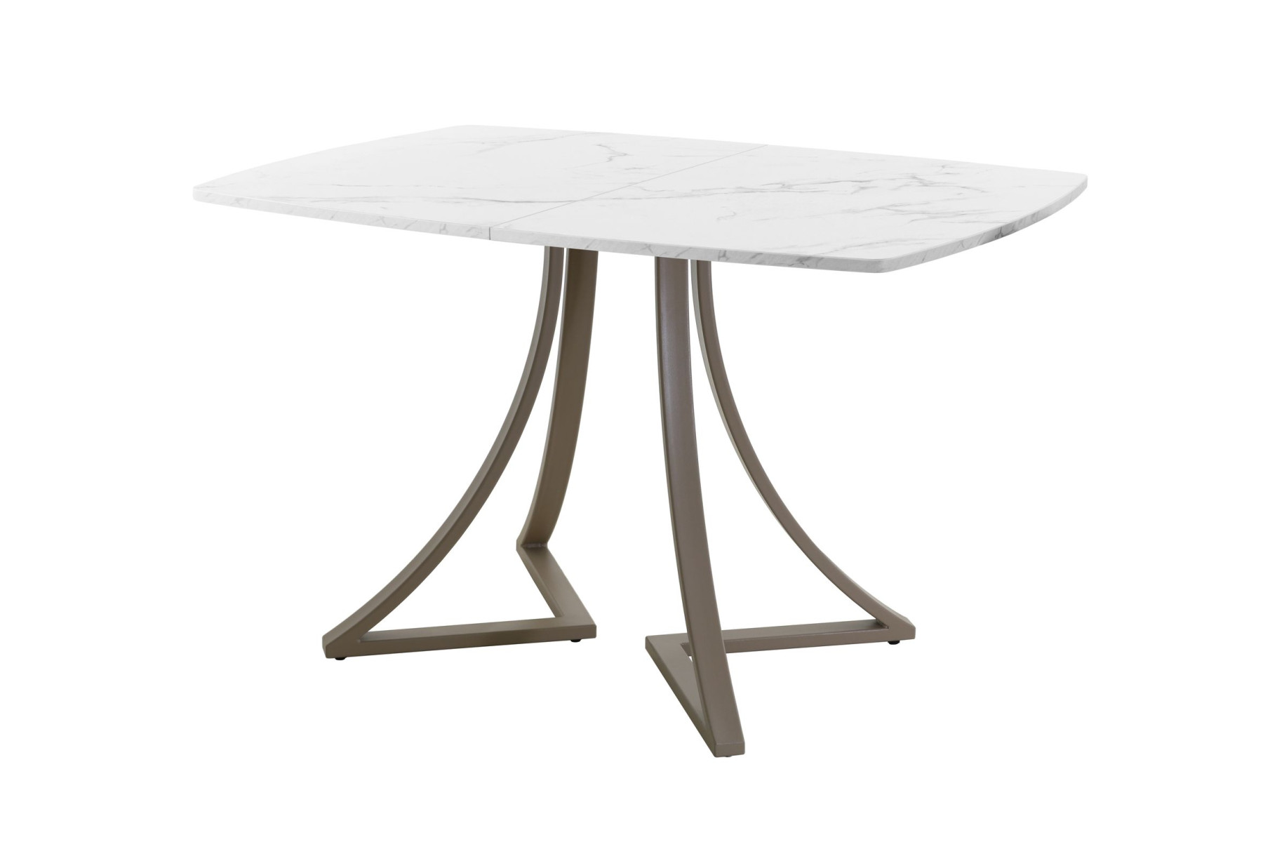 Обеденный стол AMC Elite (серии SLIM) / E24(1200) D6 (капучино/Мрамор Кристалл)