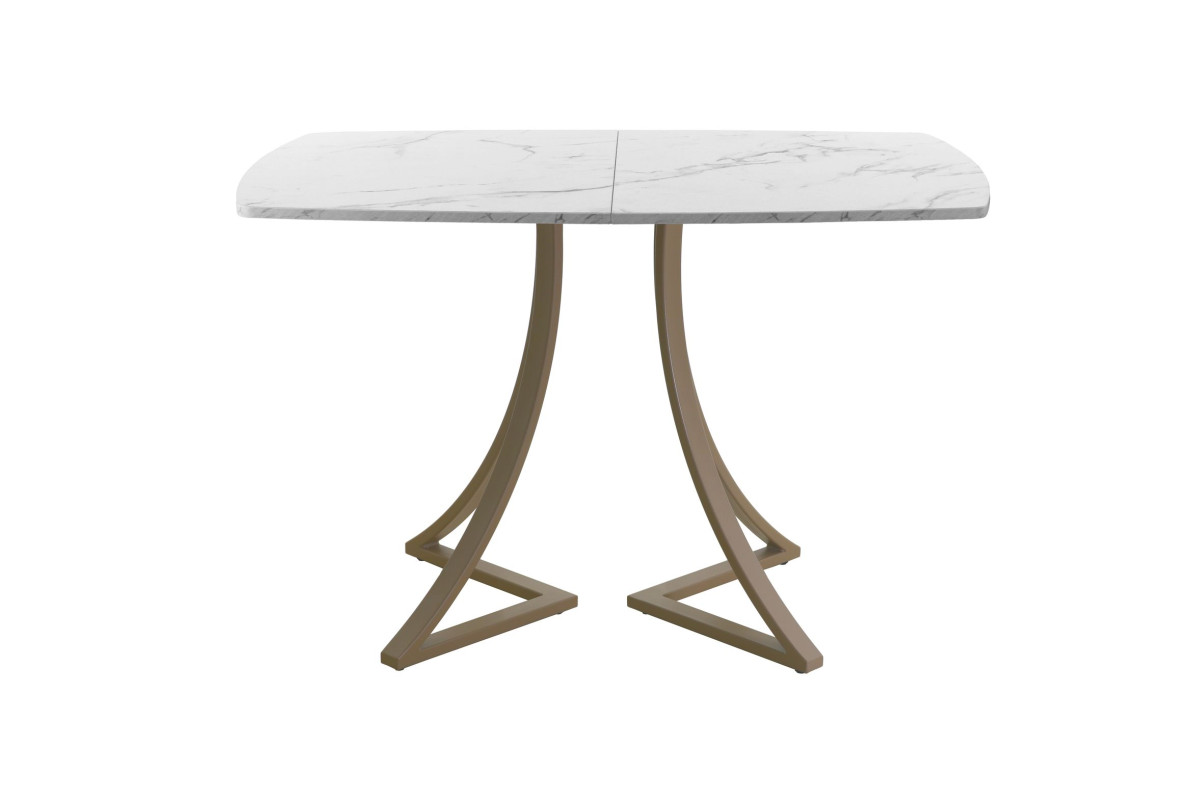 Обеденный стол AMC Elite (серии SLIM) / E24(1200) D6 (капучино/Мрамор Кристалл)