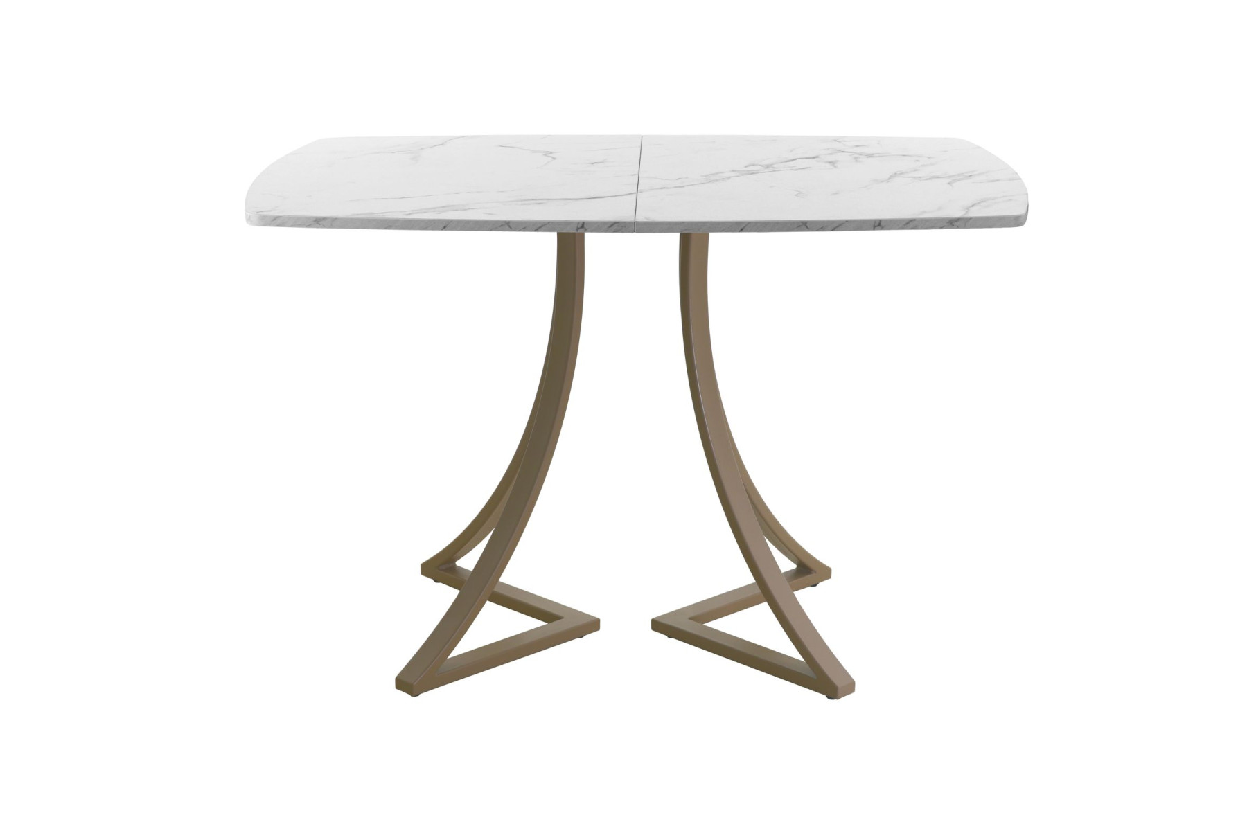 Обеденный стол AMC Elite (серии SLIM) / E24(1200) D6 (капучино/Мрамор Кристалл)