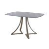 Обеденный стол AMC Elite (серии SLIM) / E24(1100) D6 (капучино/Бетон Чикаго светло-серый)