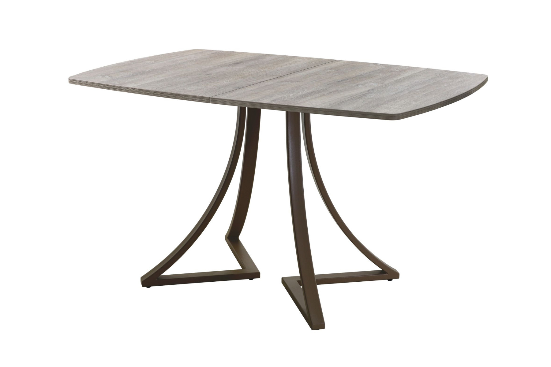 Обеденный стол AMC Elite (серии SLIM) / E24(1200) D6 (коричневый/Дуб Уайт-Ривер песочно-бежевый)