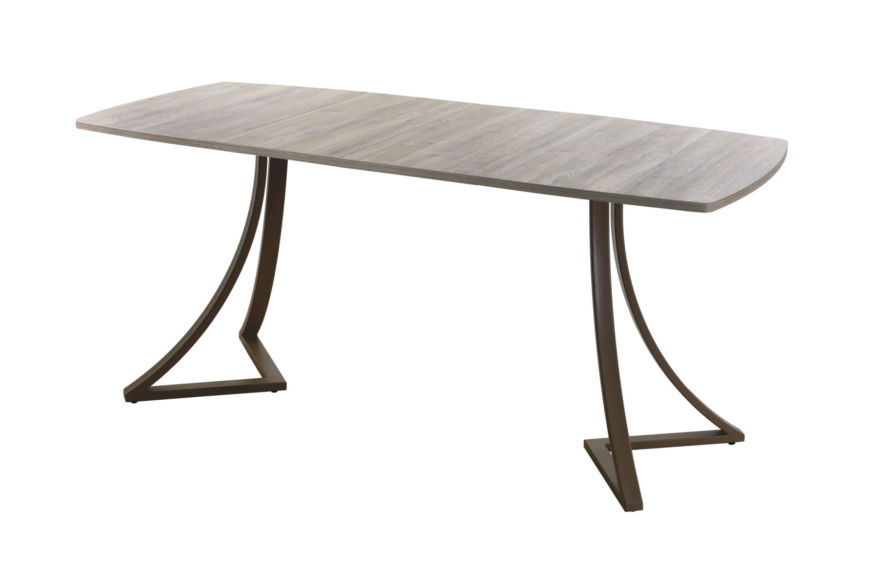 Обеденный стол AMC Elite (серии SLIM) / E24(1200) D6 (коричневый/Дуб Уайт-Ривер песочно-бежевый)