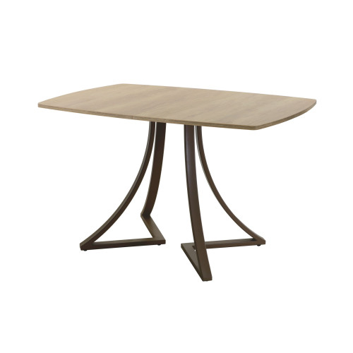 Обеденный стол AMC Elite (серии SLIM) / E24(1100) D6 (коричневый/Дуб Небраска Натуральный)