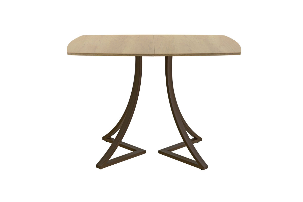 Обеденный стол AMC Elite (серии SLIM) / E24(1100) D6 (коричневый/Дуб Небраска Натуральный)