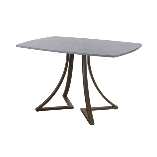 Обеденный стол AMC Elite (серии SLIM) / E24(1200) D6 (коричневый/Бетон Чикаго светло-серый)