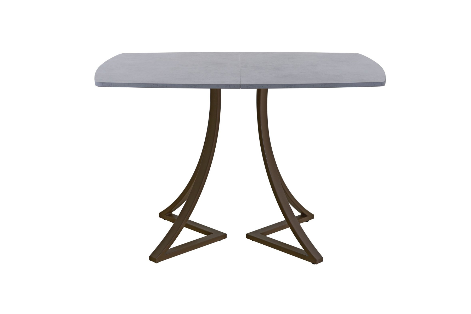 Обеденный стол AMC Elite (серии SLIM) / E24(1200) D6 (коричневый/Бетон Чикаго светло-серый)