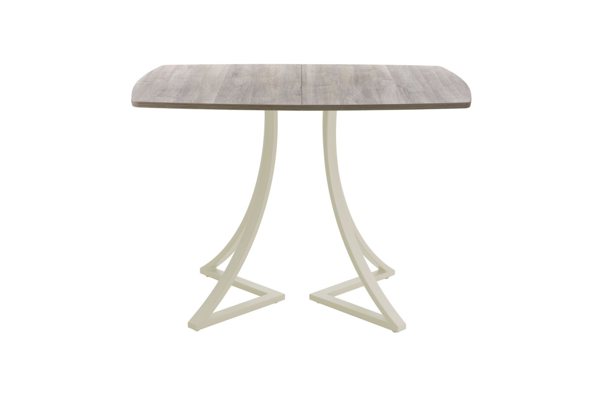 Обеденный стол AMC Elite (серии SLIM) / E24(1200) D6 (бежевый/Дуб Уайт-Ривер песочно-бежевый)