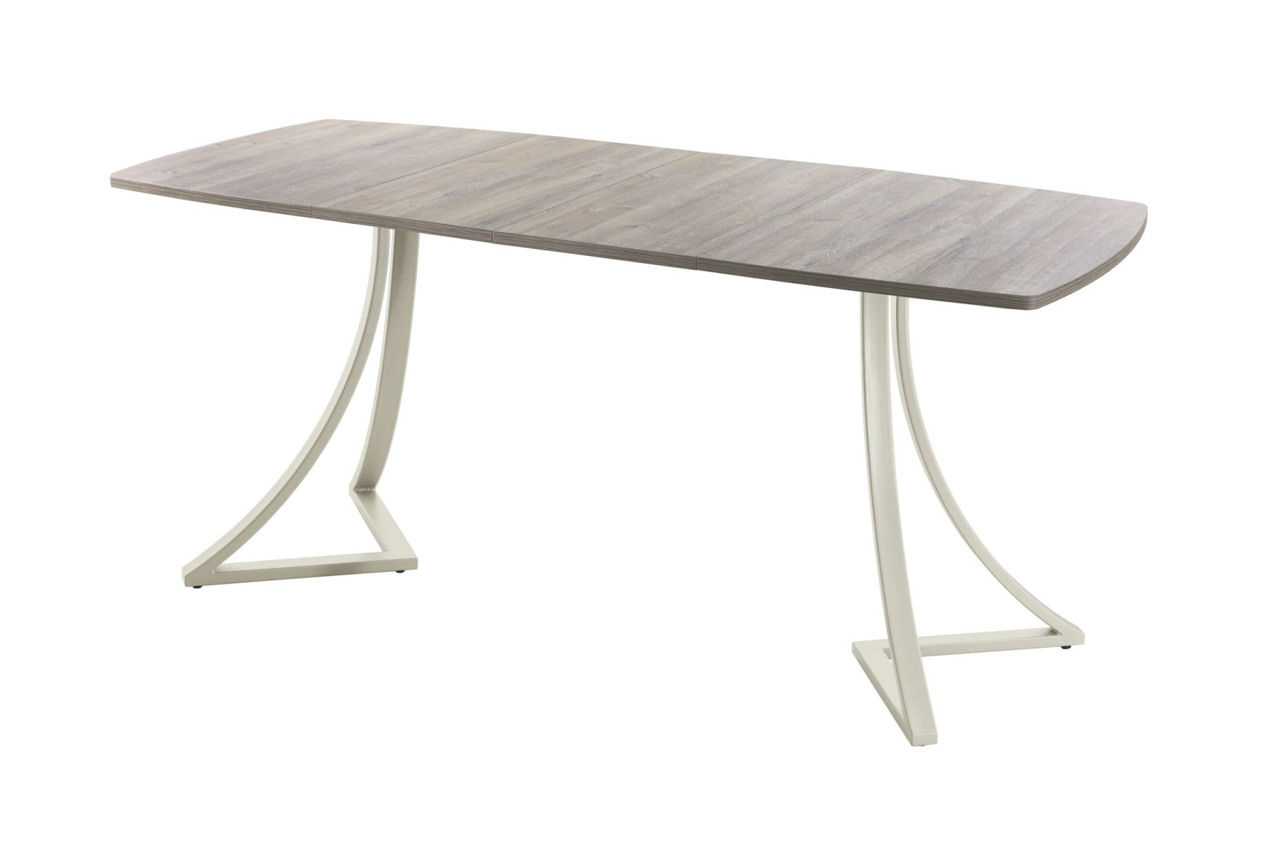 Обеденный стол AMC Elite (серии SLIM) / E24(1200) D6 (бежевый/Дуб Уайт-Ривер песочно-бежевый)