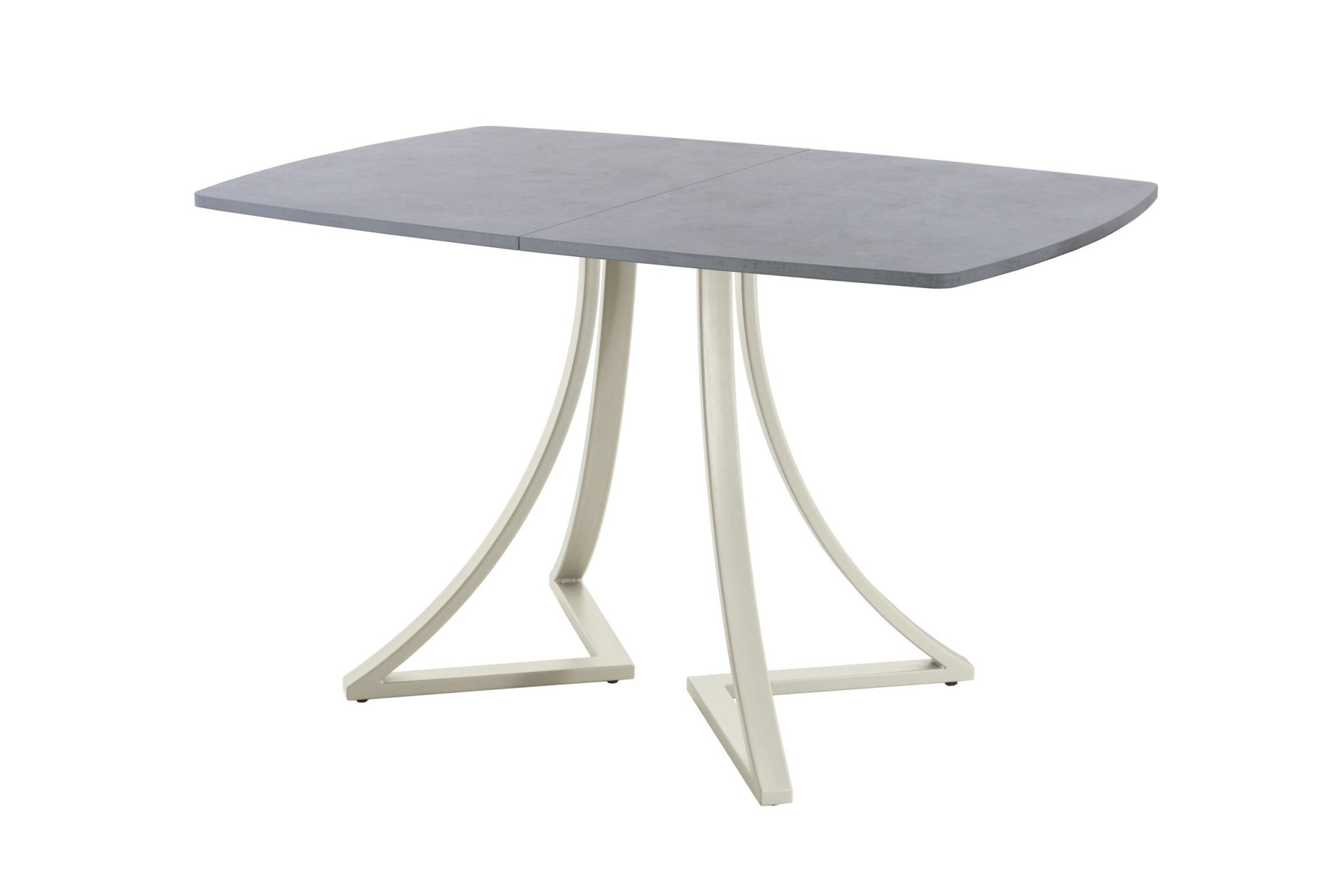 Обеденный стол AMC Elite (серии SLIM) / E24(1200) D6 (бежевый/Бетон Чикаго светло-серый)