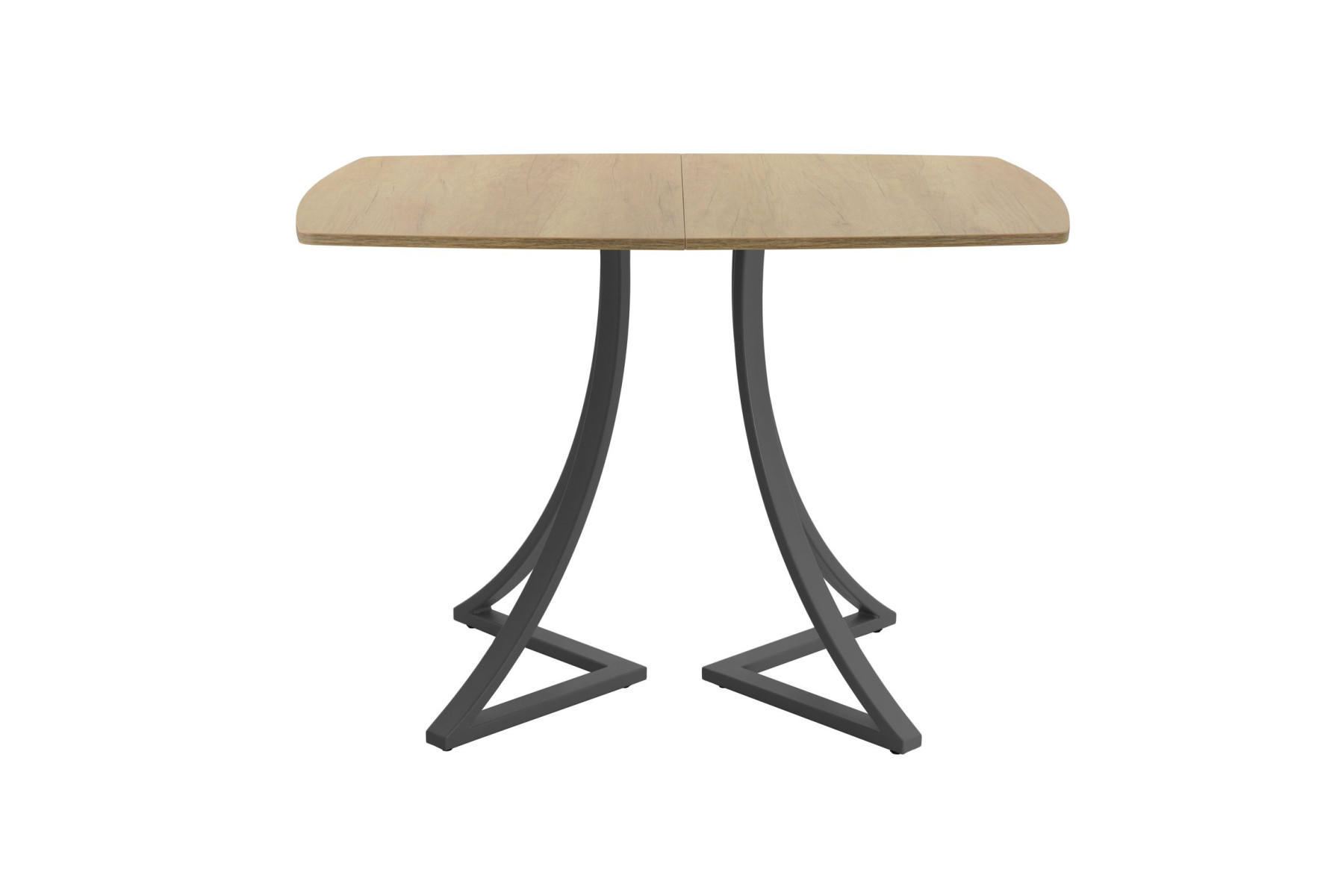 Обеденный стол AMC Elite (серии SLIM) / E24(1100) D6 (графит/Дуб Небраска Натуральный)