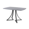 Обеденный стол AMC Elite (серии SLIM) / E24(1100) D6 (графит/Бетон Чикаго светло-серый)
