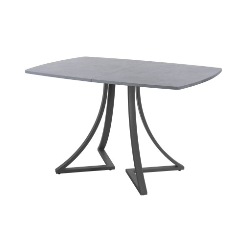 Обеденный стол AMC Elite (серии SLIM) / E24(1200) D6 (графит/Бетон Чикаго светло-серый)