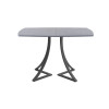 Обеденный стол AMC Elite (серии SLIM) / E24(1100) D6 (графит/Бетон Чикаго светло-серый)