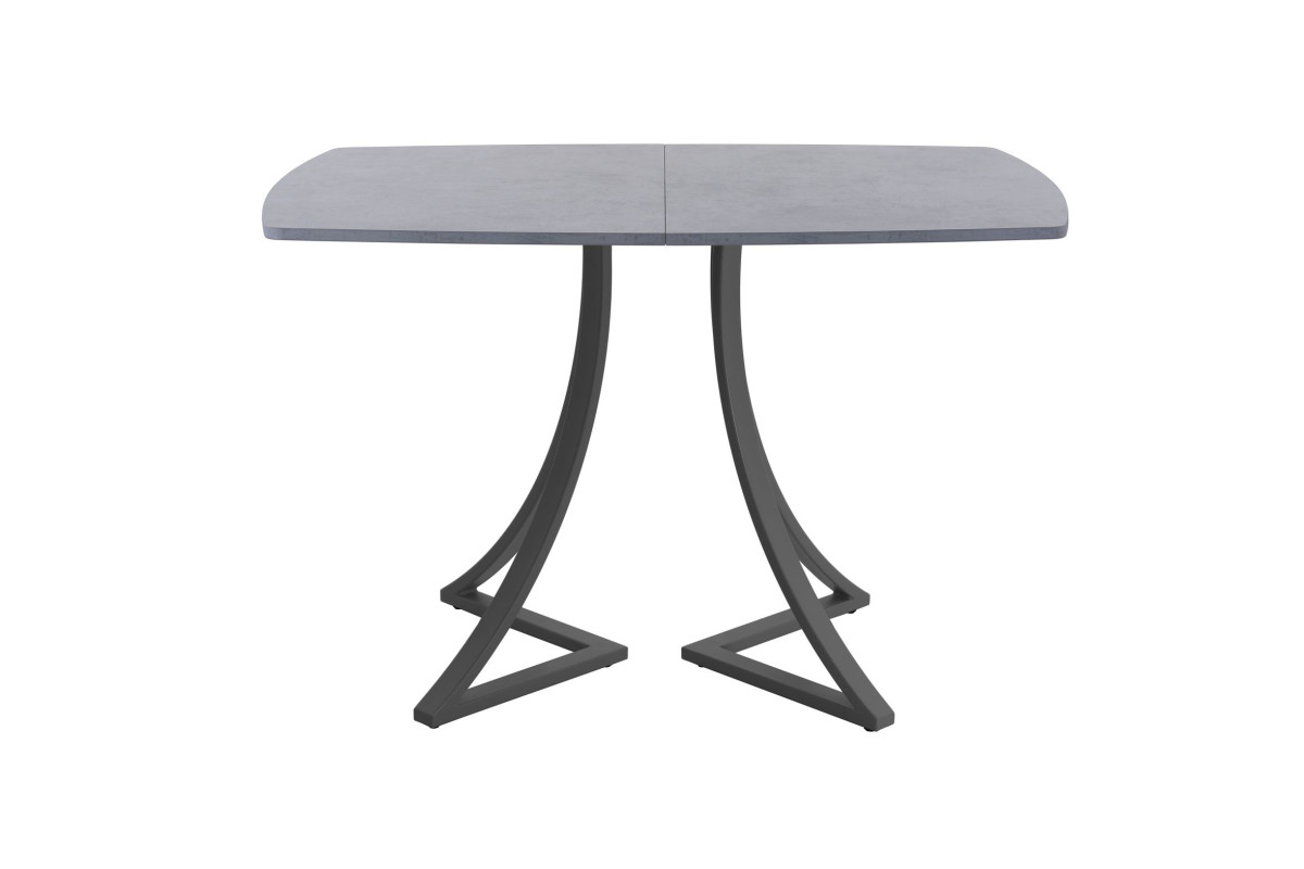 Обеденный стол AMC Elite (серии SLIM) / E24(1100) D6 (графит/Бетон Чикаго светло-серый)