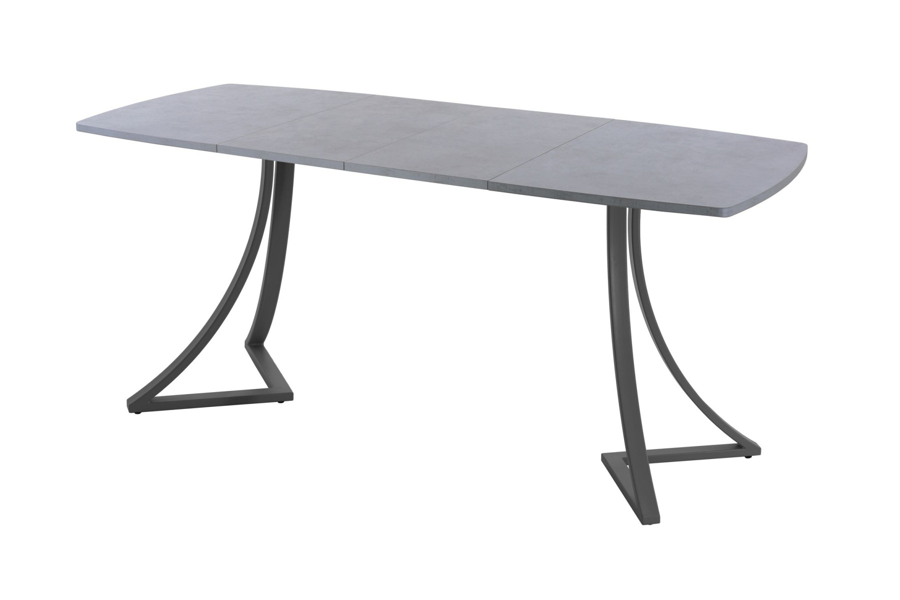 Обеденный стол AMC Elite (серии SLIM) / E24(1100) D6 (графит/Бетон Чикаго светло-серый)