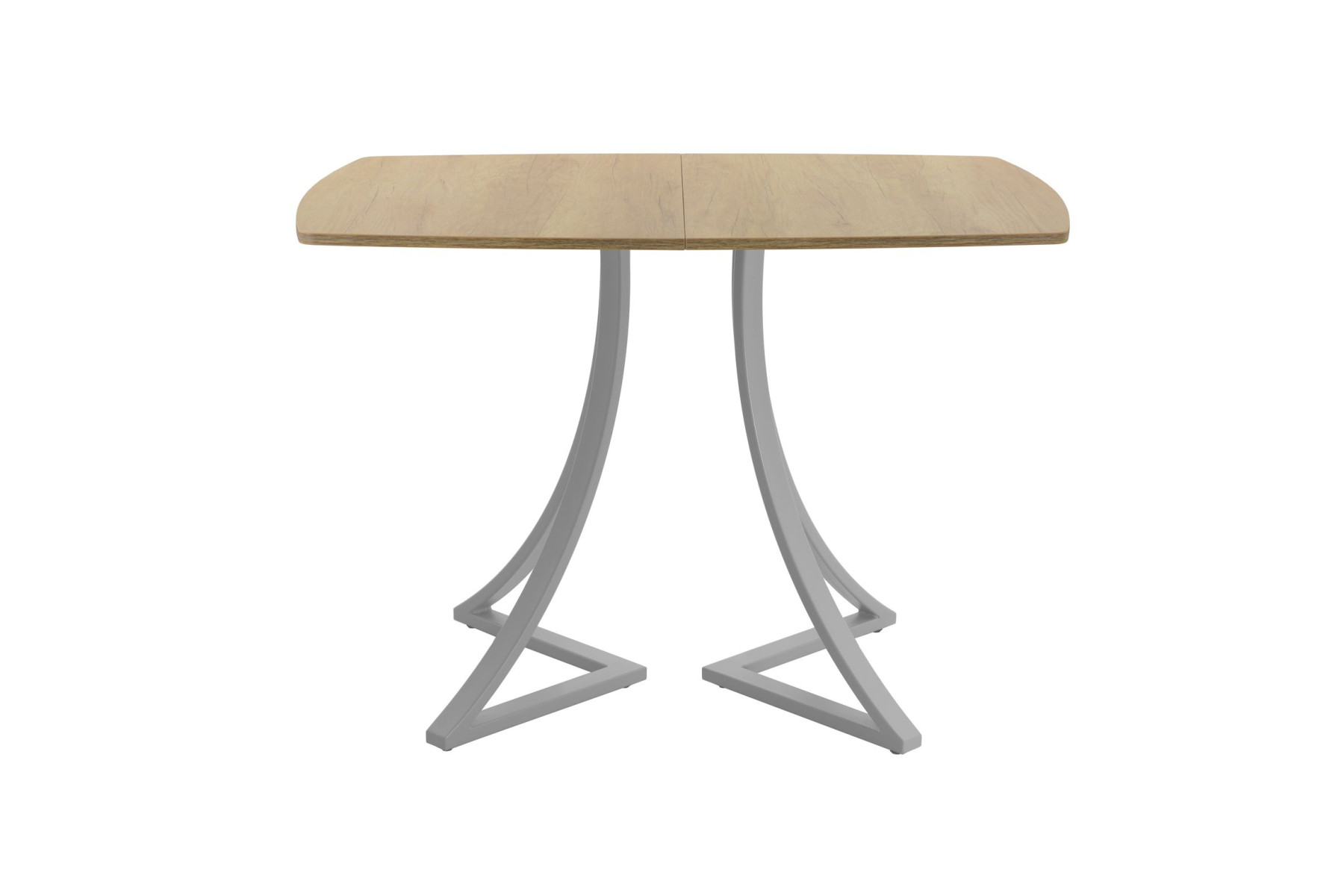 Обеденный стол AMC Elite (серии SLIM) / E24(1200) D6 (серебро/Дуб Небраска Натуральный)