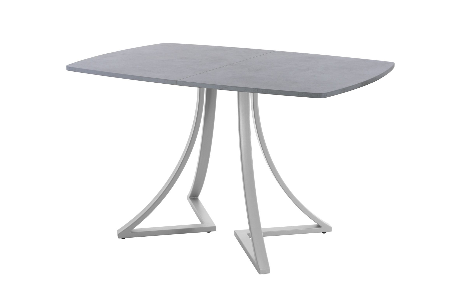 Обеденный стол AMC Elite (серии SLIM) / E24(1200) D6 (серебро/Бетон Чикаго светло-серый)