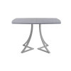 Обеденный стол AMC Elite (серии SLIM) / E24(1200) D6 (серебро/Бетон Чикаго светло-серый)