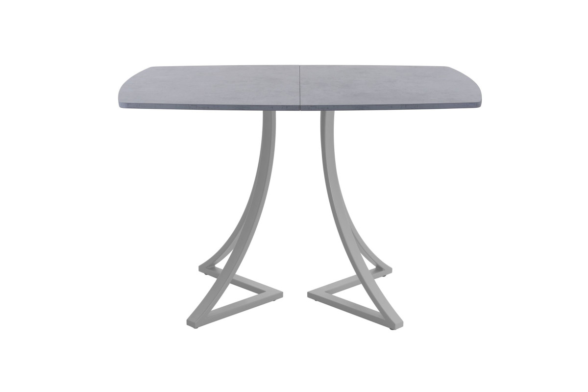 Обеденный стол AMC Elite (серии SLIM) / E24(1200) D6 (серебро/Бетон Чикаго светло-серый)