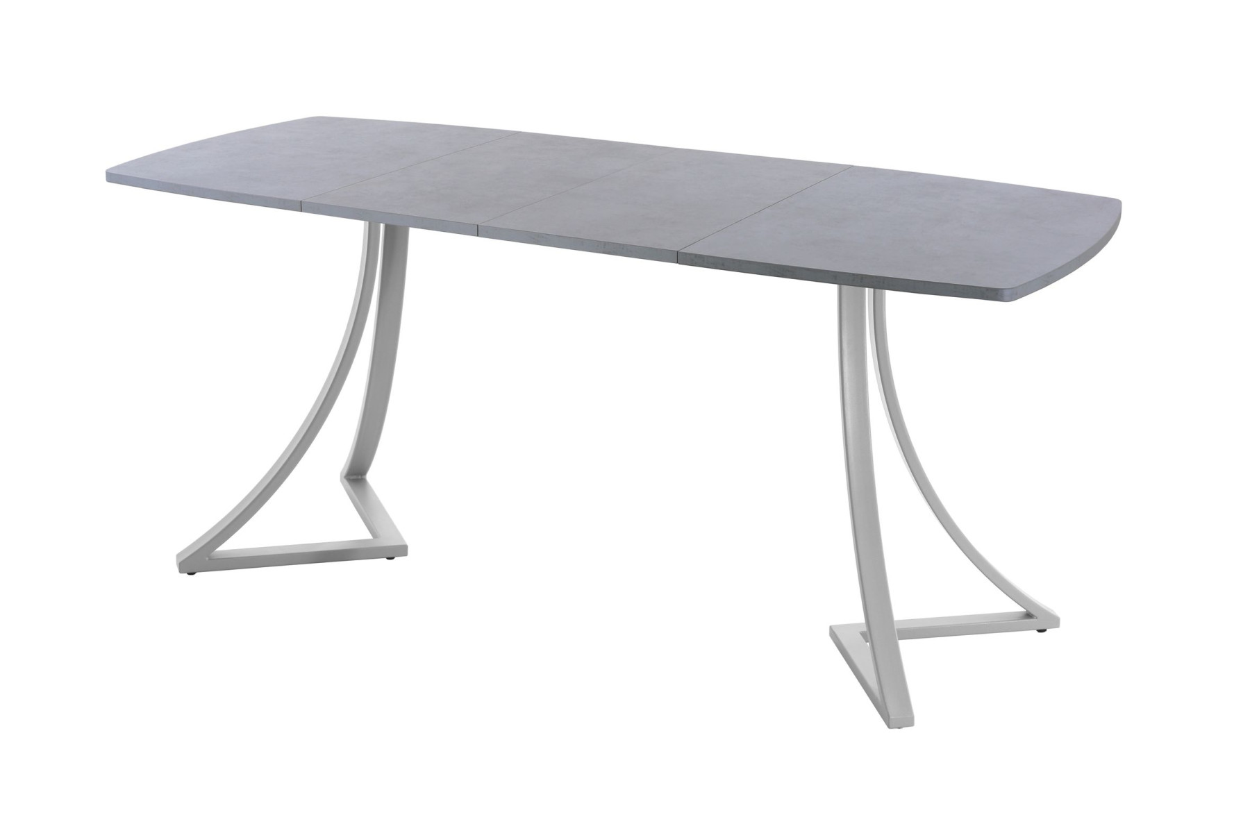 Обеденный стол AMC Elite (серии SLIM) / E24(1200) D6 (серебро/Бетон Чикаго светло-серый)