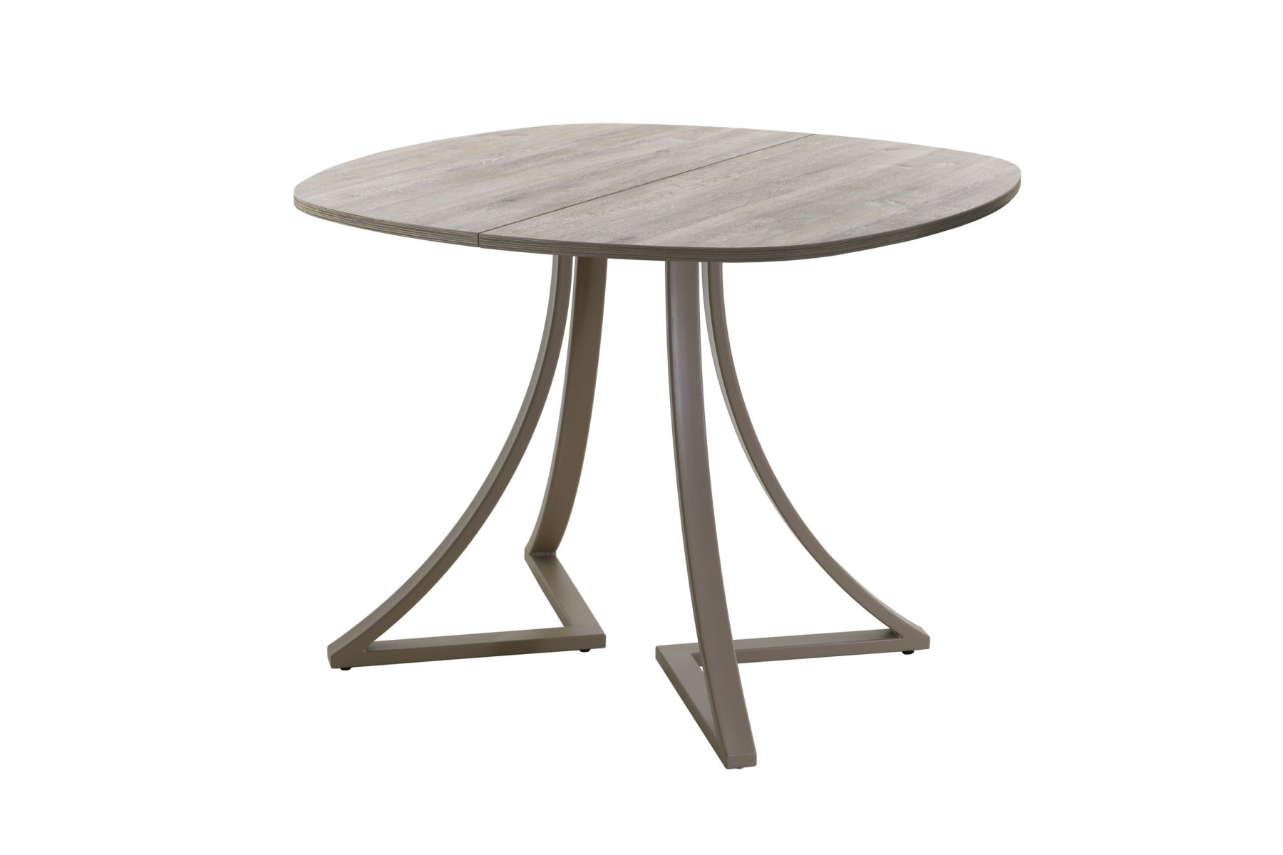 Обеденный стол AMC Elite (серии SLIM) / E24(800) D7 (капучино/Дуб Уайт-Ривер песочно-бежевый)