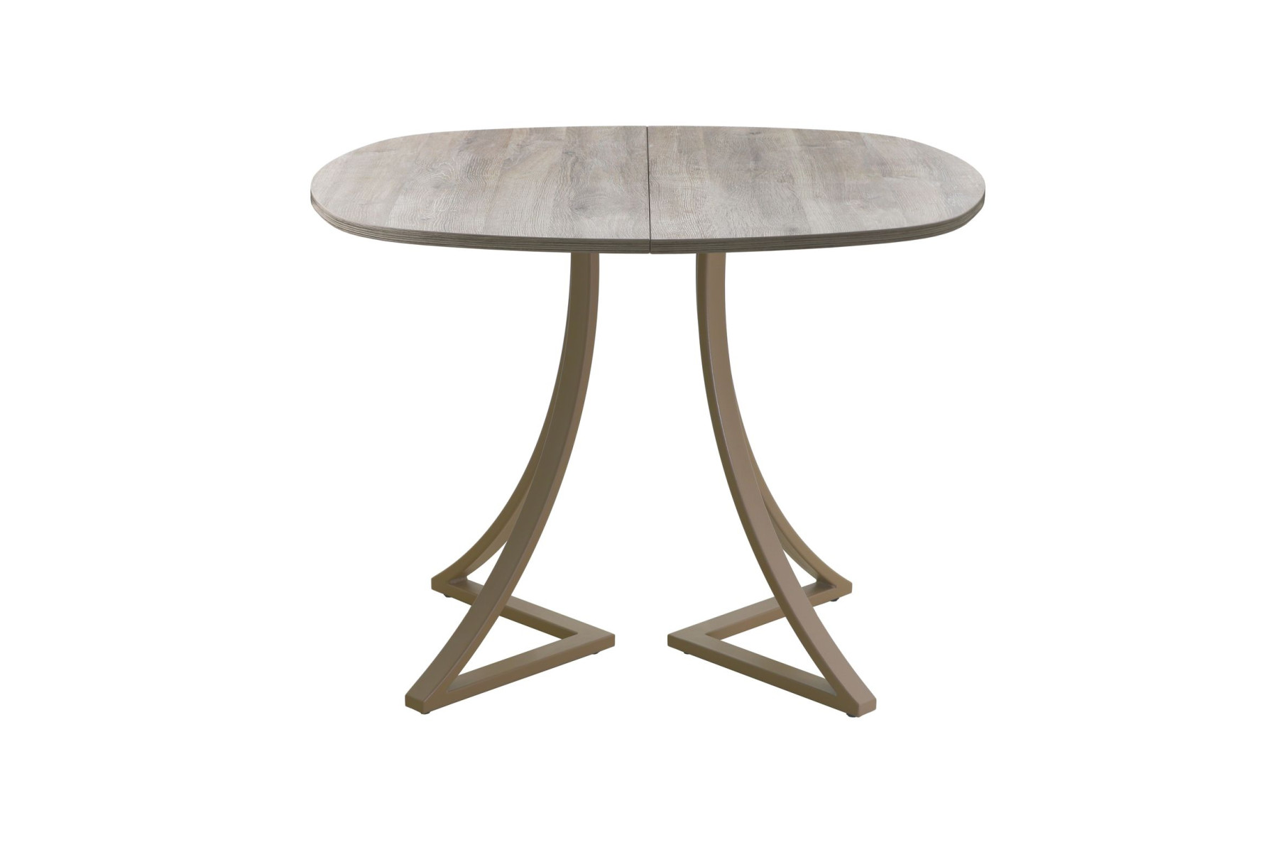 Обеденный стол AMC Elite (серии SLIM) / E24(800) D7 (капучино/Дуб Уайт-Ривер песочно-бежевый)