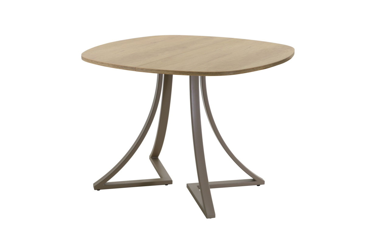 Обеденный стол AMC Elite (серии SLIM) / E24(800) D7 (капучино/Дуб Небраска Натуральный)