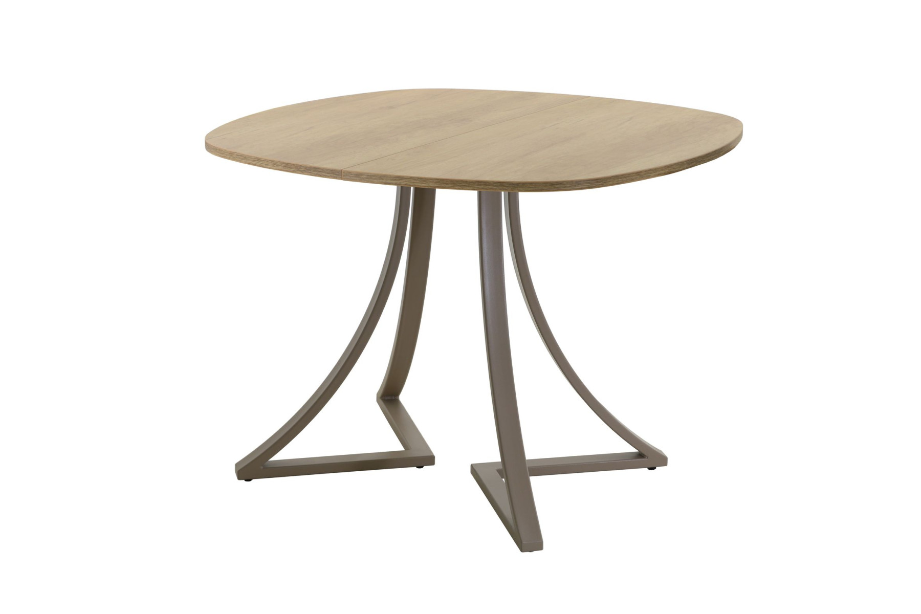 Обеденный стол AMC Elite (серии SLIM) / E24(800) D7 (капучино/Дуб Небраска Натуральный)