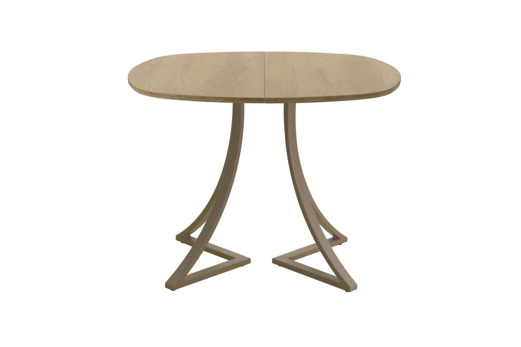 Обеденный стол AMC Elite (серии SLIM) / E24(800) D7 (капучино/Дуб Небраска Натуральный)