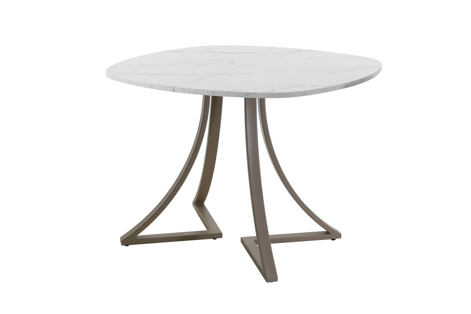 Обеденный стол AMC Elite (серии SLIM) / E24(800) D7 (капучино/Мрамор Кристалл)