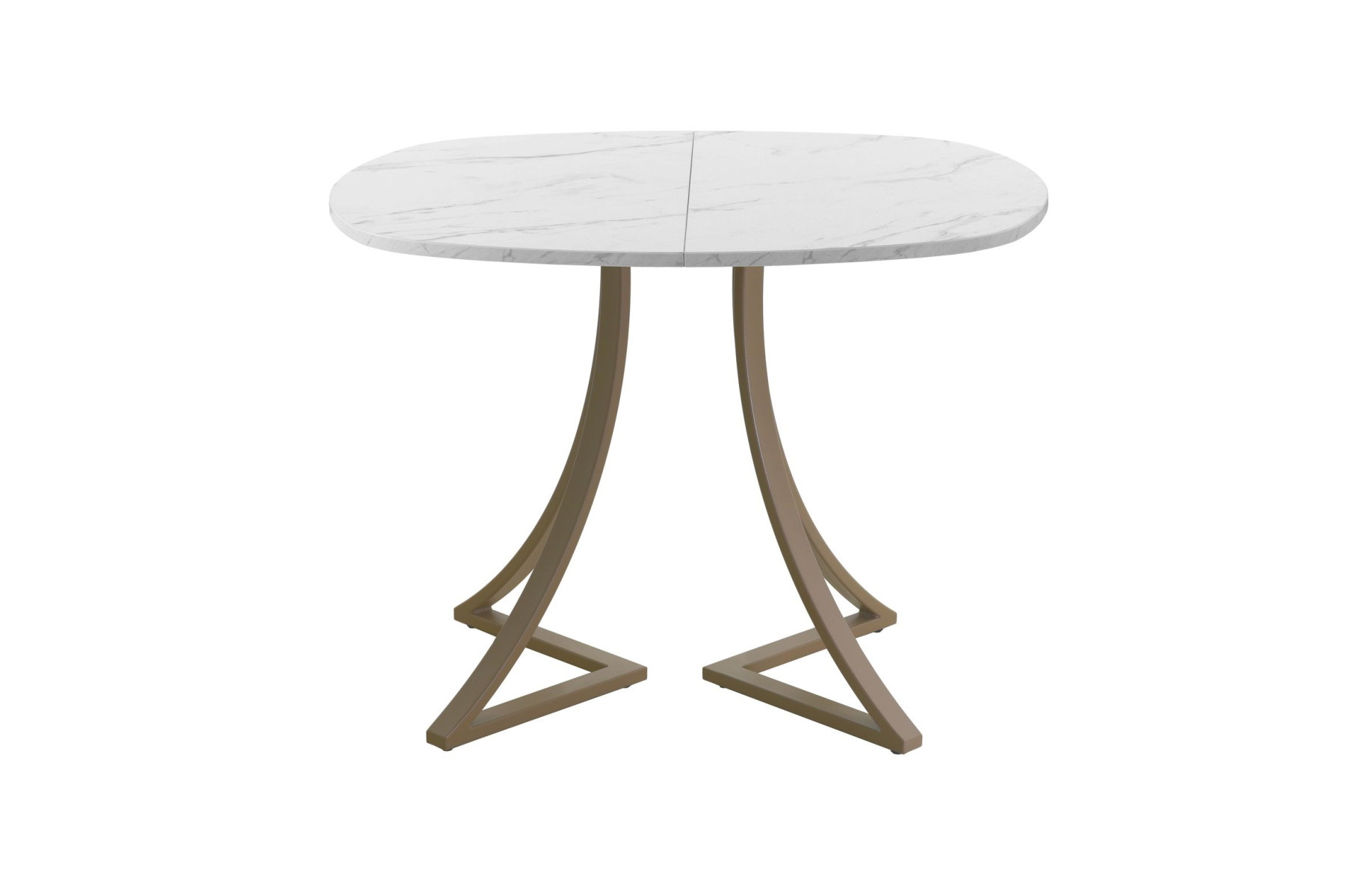 Обеденный стол AMC Elite (серии SLIM) / E24(800) D7 (капучино/Мрамор Кристалл)