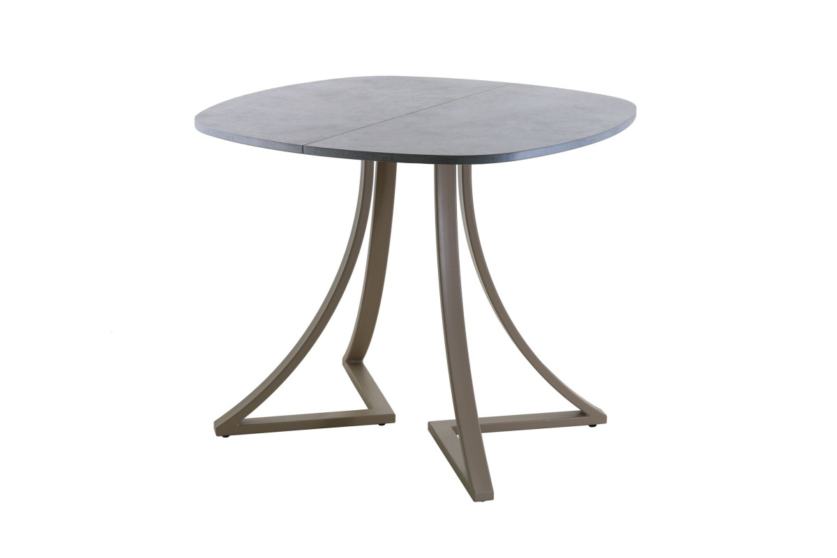 Обеденный стол AMC Elite (серии SLIM) / E24(800) D7 (капучино/Бетон Чикаго светло-серый)