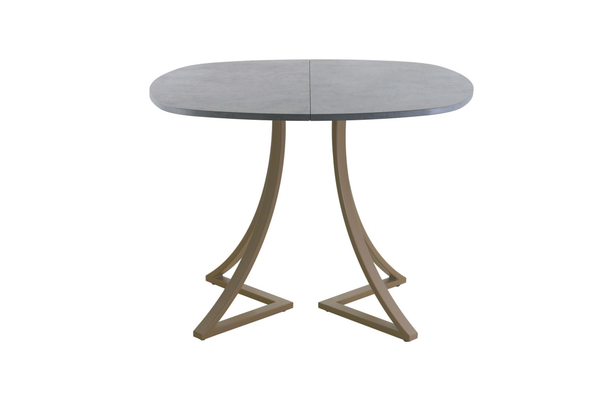 Обеденный стол AMC Elite (серии SLIM) / E24(800) D7 (капучино/Бетон Чикаго светло-серый)