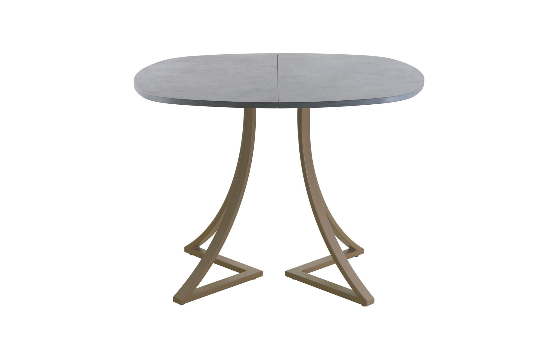 Обеденный стол AMC Elite (серии SLIM) / E24(800) D7 (капучино/Бетон Чикаго светло-серый)