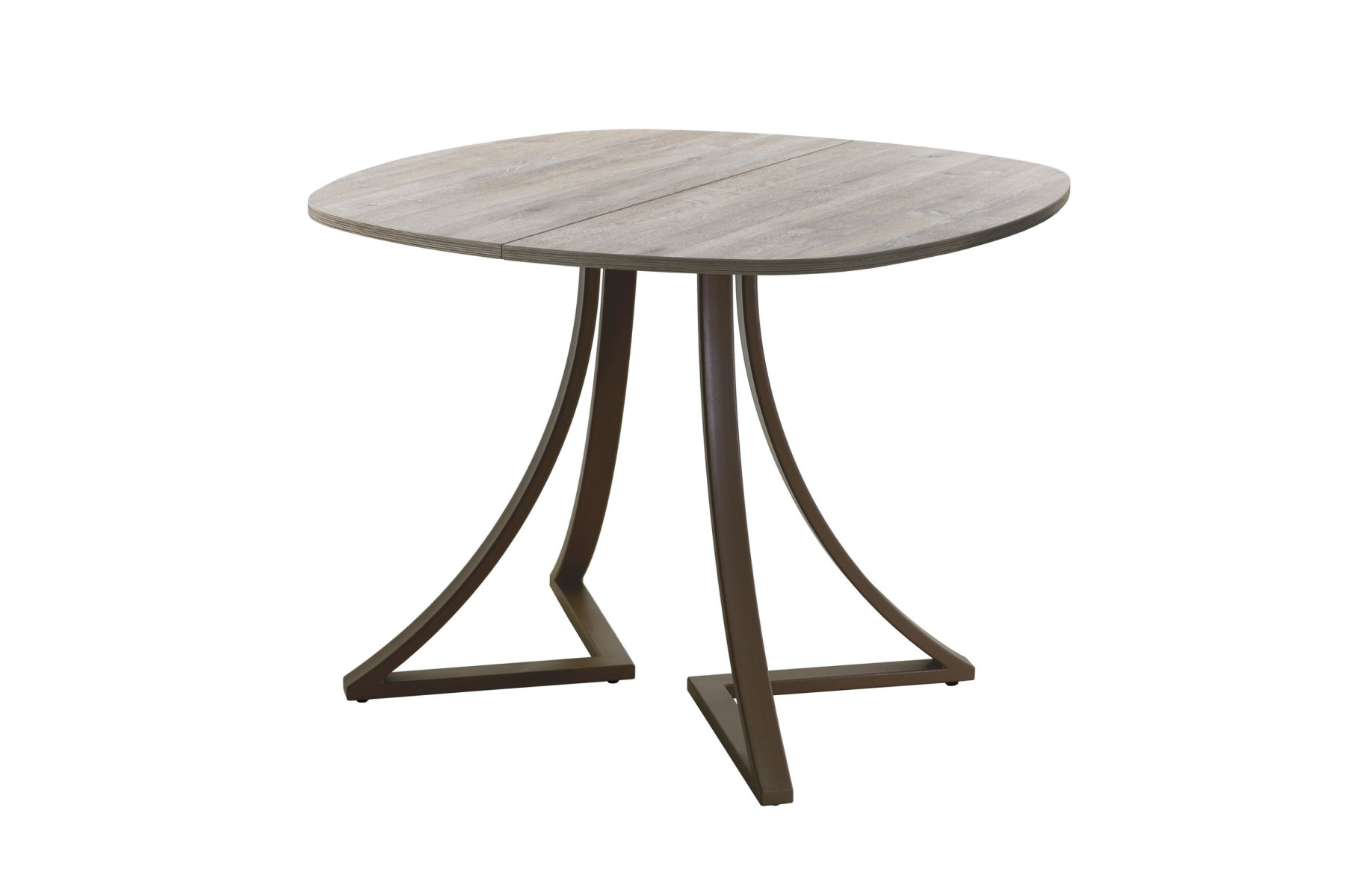 Обеденный стол AMC Elite (серии SLIM) / E24(900) D7 (коричневый/Дуб Уайт-Ривер песочно-бежевый)