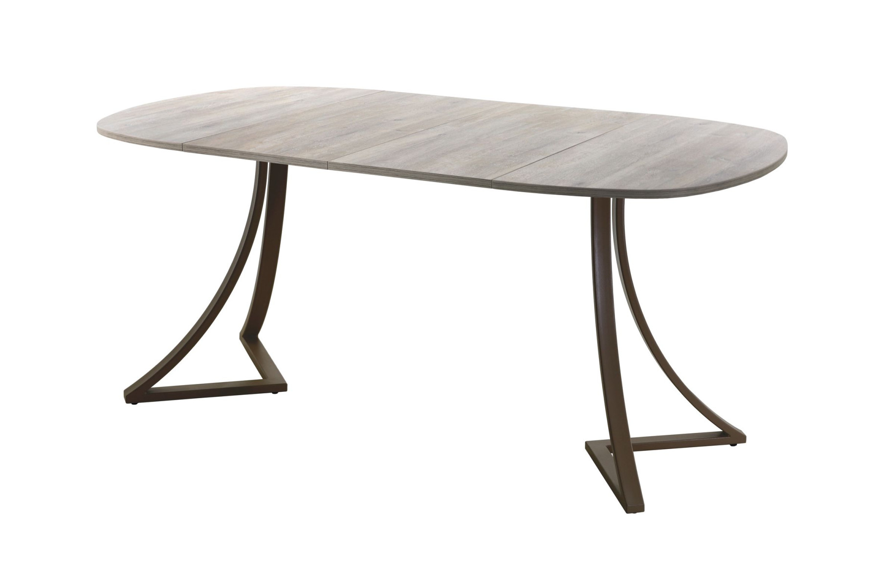 Обеденный стол AMC Elite (серии SLIM) / E24(900) D7 (коричневый/Дуб Уайт-Ривер песочно-бежевый)