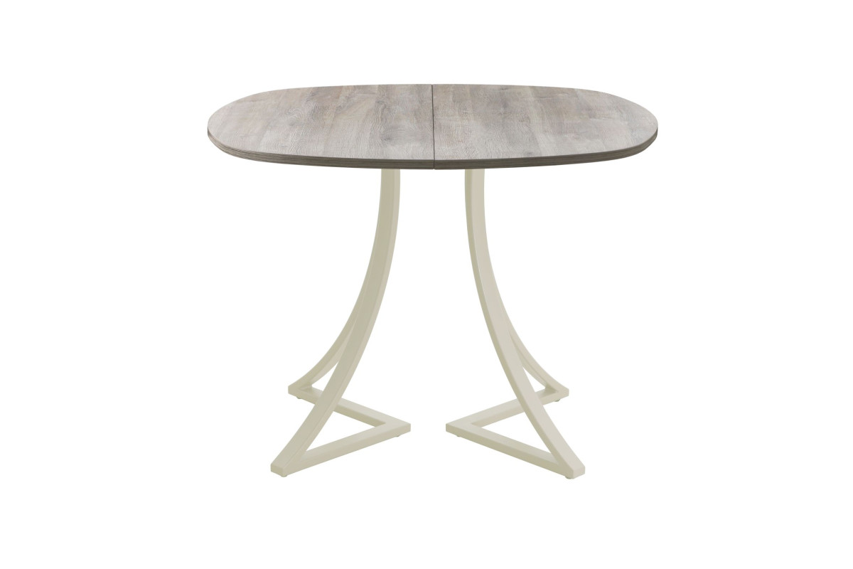 Обеденный стол AMC Elite (серии SLIM) / E24(900) D7 (бежевый/Дуб Уайт-Ривер песочно-бежевый)