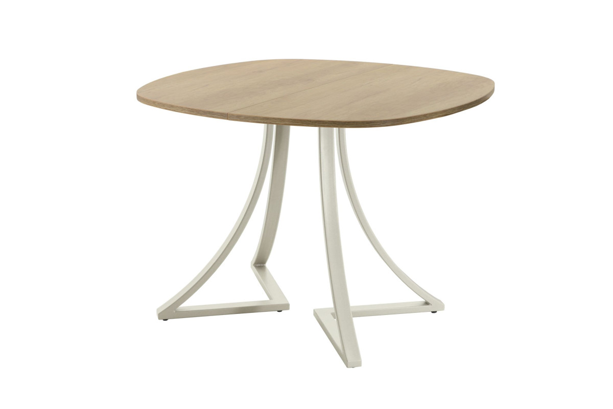 Обеденный стол AMC Elite (серии SLIM) / E24(900) D7 (бежевый/Дуб Небраска Натуральный)