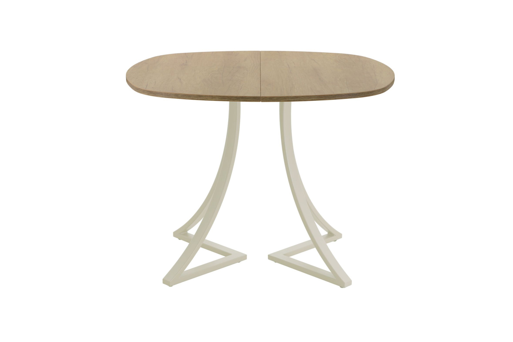 Обеденный стол AMC Elite (серии SLIM) / E24(900) D7 (бежевый/Дуб Небраска Натуральный)