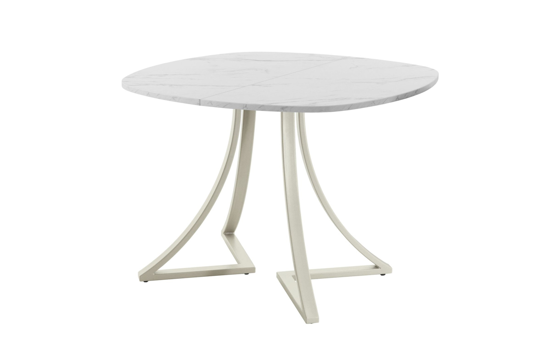 Обеденный стол AMC Elite (серии SLIM) / E24(900) D7 (бежевый/Мрамор Кристалл)